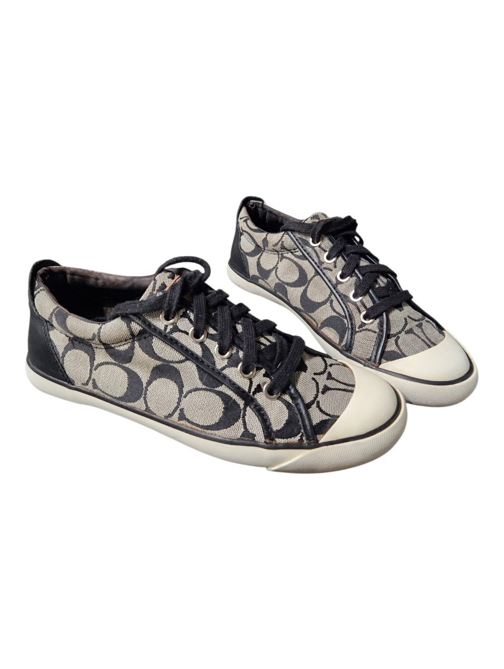 Coach Barrett Signature Canvas Sneakers Size 7.5M
